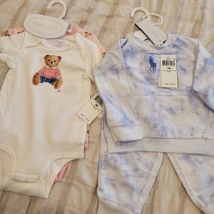 Ralph Lauren Baby Girls Bundle NWT
